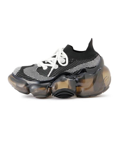 grounds グラウンズ スニーカー 女性用 黒 25CM